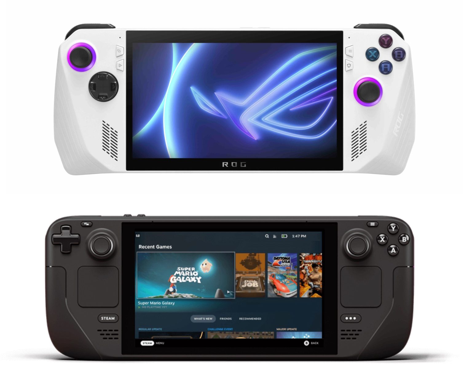 Asus ROG Ally vs Steam Deck